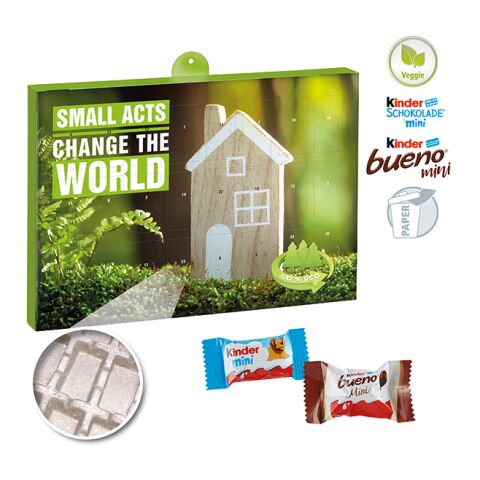 Eco Friendly Advent Calendar with Kinder Minis No Branding