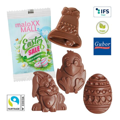 Easter Chocolate Shapes Transparent | 1-colour printing | Easter Bunny, Egg, Chick