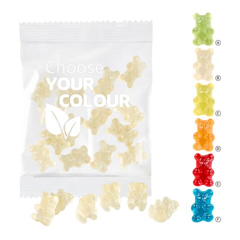 VEGAN 1-colour Premium-Bears, 20 g in a Conventional Bag