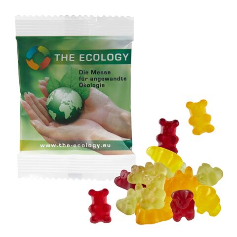 Organic Fruit Gum Bears in a Conventional Bag