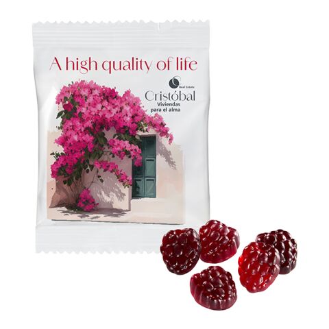 Vegan -80 % Sugar Fruit Gum in a Conventional Bag