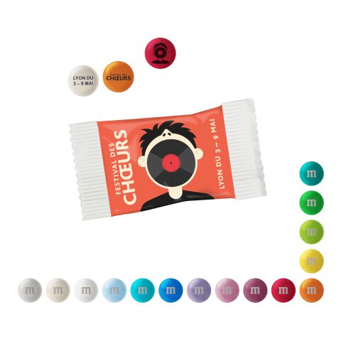 Personalised M&amp;M&#039;S® Paper Bag, 7 g digital- or flexo printing | stone