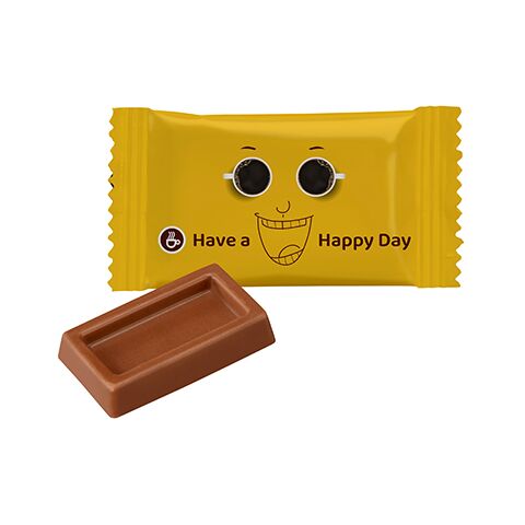 Chocolate Bar S in a Conventional Flowpack Without Branding