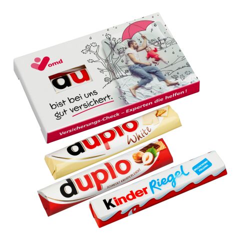 Pack of 3 duplo (duplo classic, duplo white &amp; Kinder Chocolate) Without Branding
