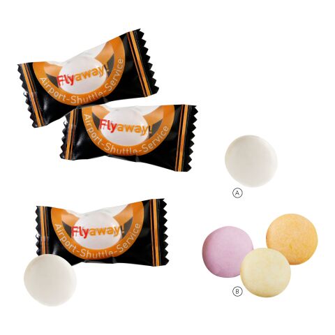 mentos in a Standard Flowpack white | Without Branding | Classic Mint