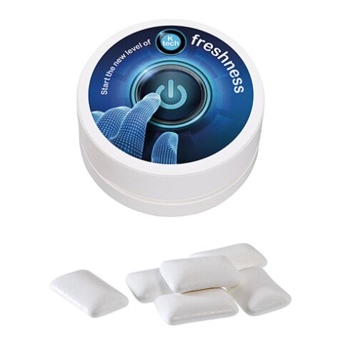 Paper XS Pocket Tin with Chewing Gum, 15g digital printing
