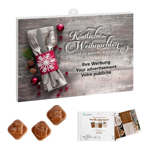 Promotional Insert Advent Calendar - standard Without Branding | Santa Frame
