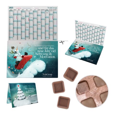Paper Inlay A5 Cover Advent Cal. offset printing