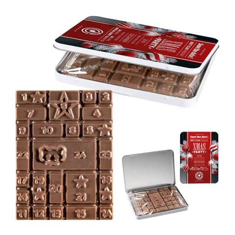 Advent Calendar MINI Tin - Standard Choco Bar Without Branding