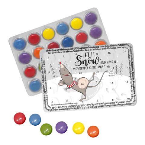 World Smallest A. Cal. Stand. Choco Lent Standart Motif | Gift Sleigh