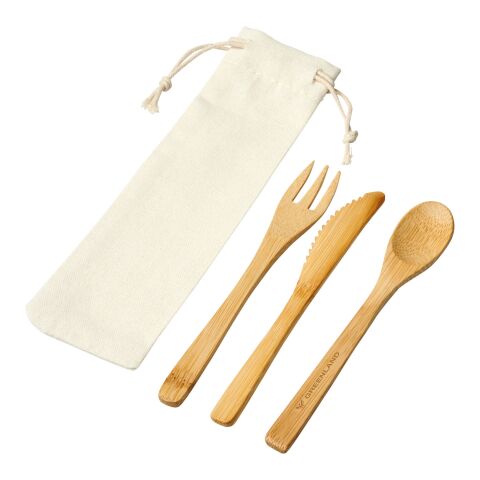 Celuk bamboo cutlery set Standard | Natural | No Branding | not available | not available