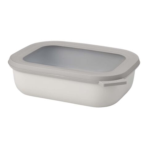 Mepal Cirqula 1000 ml rectangular multi-bowl White