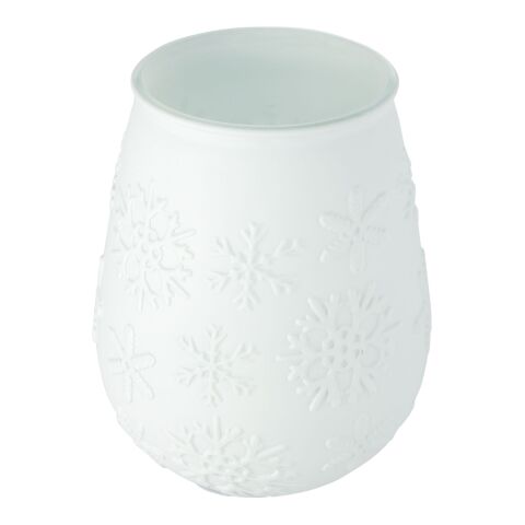 Faro recycled glass tealight holder Frosted clear | No Branding | not available | not available