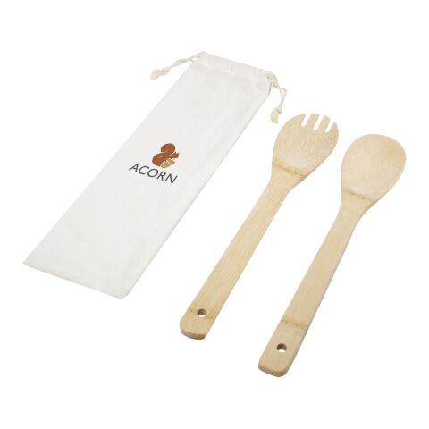 Endiv bamboo salad spoon and fork Standard | Natural | No Branding | not available | not available