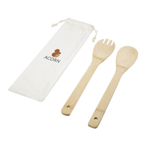 Endiv bamboo salad spoon and fork Standard | Natural | No Branding | not available | not available