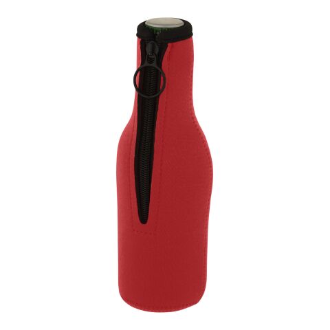 Fris recycled neoprene bottle sleeve holder Standard | Red | No Branding | not available | not available