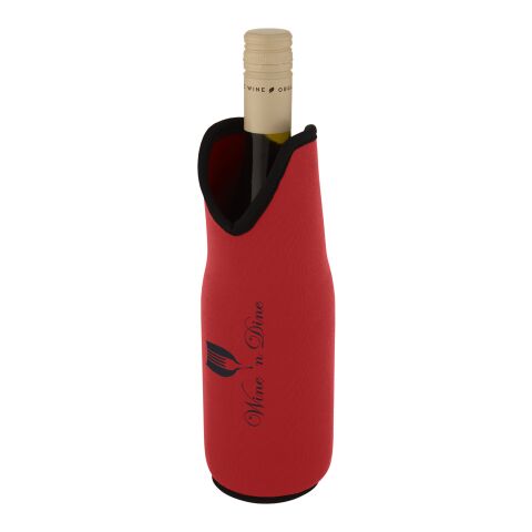 Noun recycled neoprene wine sleeve holder Standard | Red | No Branding | not available | not available | not available