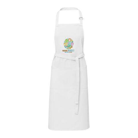 Andrea 240 g/m² apron with adjustable neck strap Standard | White | No Branding | not available | not available | not available