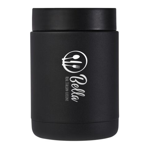 Doveron 500 ml recycled stainless steel lunch pot Standard | Solid black | not available | No Branding | not available | not available