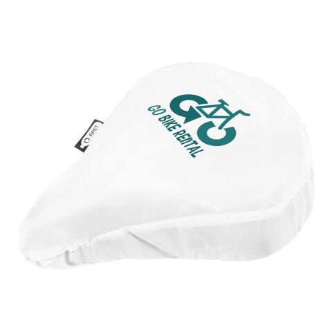 Jesse recycled PET water resistant bicycle saddle cover Standard | White | No Branding | not available | not available