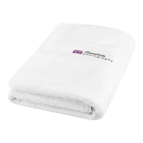 Amelia 450 g/m² cotton bath towel 70x140 cm White | No Branding | not available | not available | not available