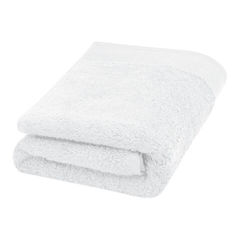 Nora 550 g/m² cotton bath towel 50x100 cm White | No Branding | not available | not available | not available