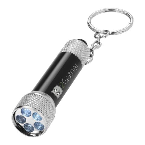 Draco LED keychain light Standard | Solid black-Silver | No Branding | not available | not available