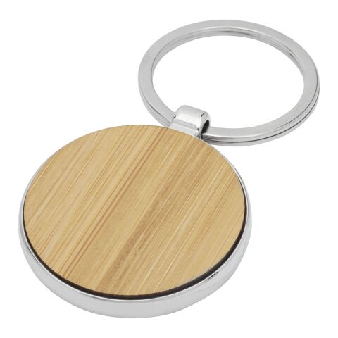 Nino bamboo round keychain Standard | Natural | No Branding | not available | not available