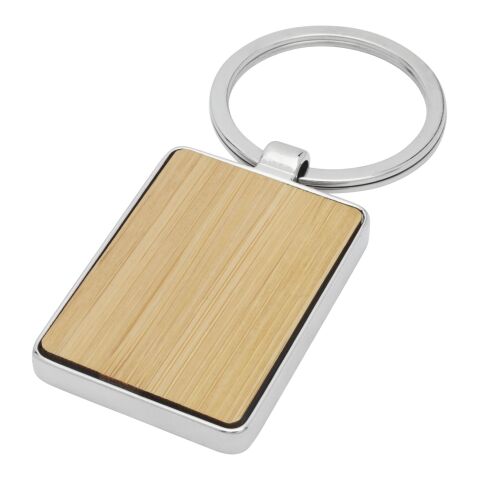 Neta bamboo rectangular keychain Standard | Natural | No Branding | not available | not available