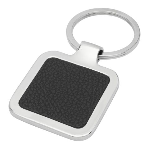 Piero laserable PU leather squared keychain Standard | Black | No Branding | not available | not available