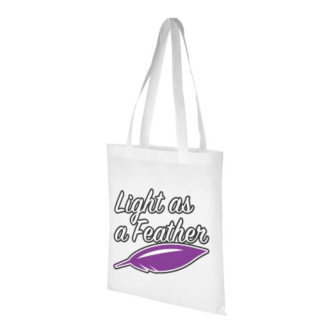Zeus large non-woven convention tote bag Standard | White | No Branding | not available | not available | not available