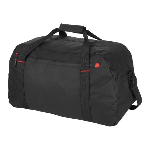Vancouver travel duffel bag Solid black-Red | No Branding | not available | not available