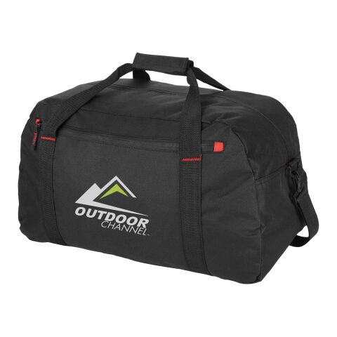 Vancouver travel duffel bag Standard | Solid black-Red | No Branding | not available | not available