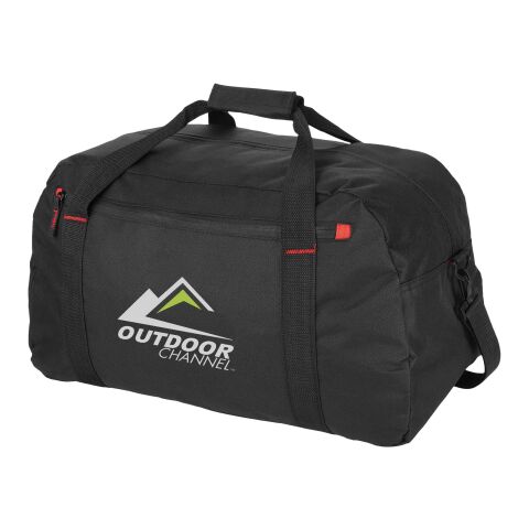 Vancouver travel duffel bag Standard | Solid black-Red | No Branding | not available | not available | not available