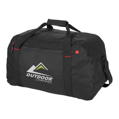 Vancouver travel duffel bag Standard | Solid black-Red | No Branding | not available | not available