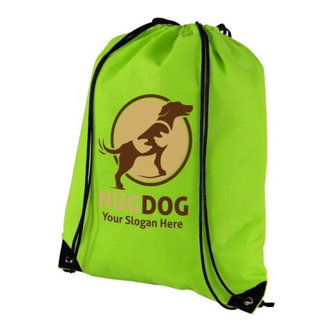 Evergreen drawstring backpack Standard | Lime | No Branding | not available | not available | not available