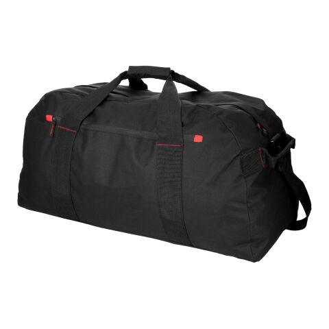 Vancouver extra large travel duffel bag Standard | Solid black-Red | No Branding | not available | not available