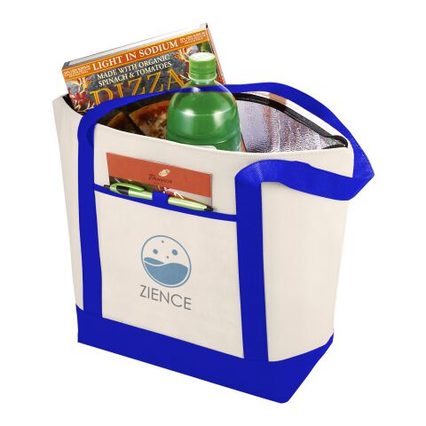 Lighthouse Cooler Tote Bag Standard | Natural-Royal blue | No Branding | not available | not available | not available