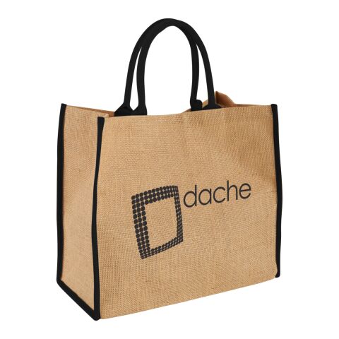Harry coloured edge jute tote bag