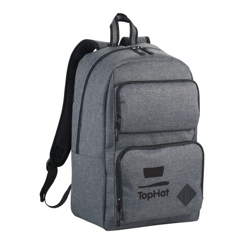 Graphite Deluxe 15&quot; laptop backpack Standard | Heather grey | No Branding | not available | not available | not available