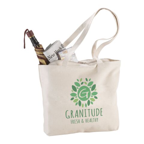 Ningbo 320 g/m² zippered cotton tote bag Standard | Natural | No Branding | not available | not available | not available