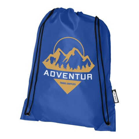 Oriole RPET drawstring backpack Standard | Royal blue | No Branding | not available | not available | not available