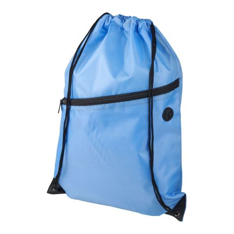 Oriole zippered drawstring backpack Standard | Light blue | No Branding | not available | not available