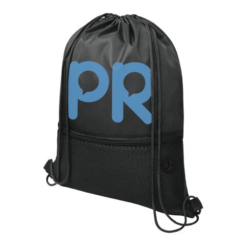 Oriole mesh drawstring backpack Standard | Solid black | No Branding | not available | not available | not available