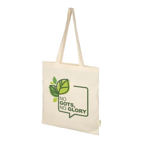 Orissa 100 g/m² GOTS organic cotton tote bag Standard | Natural | No Branding | not available | not available