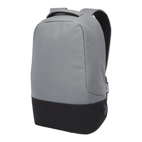 Cover RPET anti-theft backpack Standard | Grey | No Branding | not available | not available