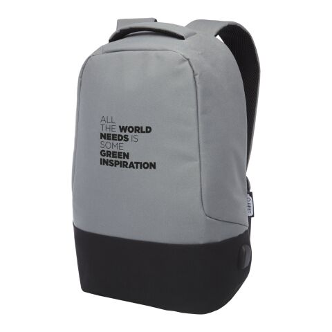 Cover RPET anti-theft backpack Standard | Grey | No Branding | not available | not available | not available