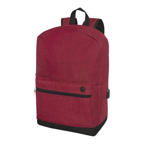 Hoss 15.6&quot; business laptop backpack Standard | Heather dark red | No Branding | not available | not available