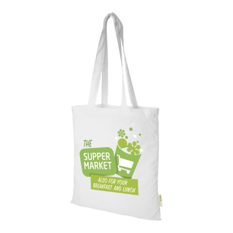 Orissa 140 g/m² GOTS organic cotton tote bag Standard | White | No Branding | not available | not available