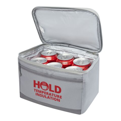 Arctic Zone® Repreve® 6-can recycled lunch cooler Standard | Grey | No Branding | not available | not available